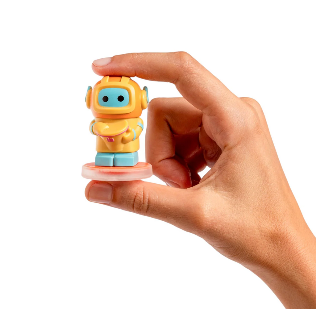 Per-C the percussion player figure in the 8 Bit All Stars Band for Loops Lab. 
