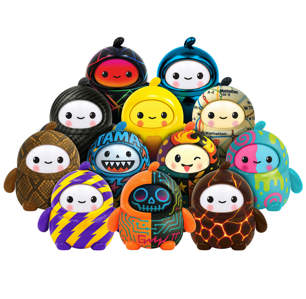 All 12 of the Lama Tama Mystical Fortune Teller figures from Series 3.