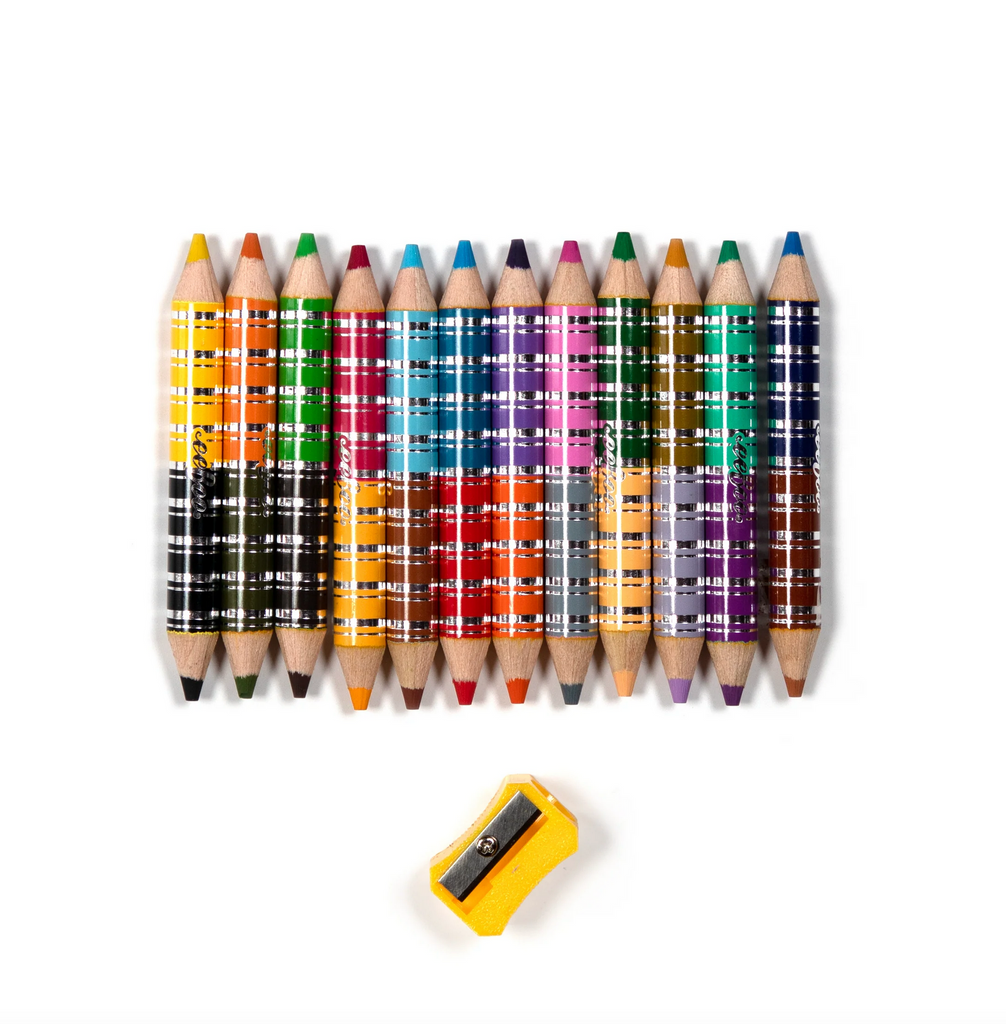 Perfect Art Pairing: Colorful Sketchbook ($2.99) + Beeswax Crayon