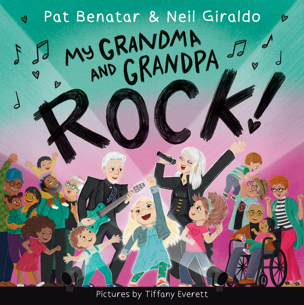 Cover of MY Grandma and Grandpa Rock! by Pat Benatar and Neil Giraldo.
