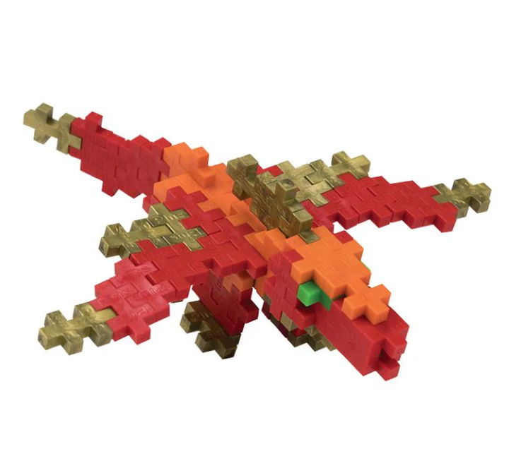 The 70 piece Dragon tube is a great way to get started with Plus-Plus. Kids will learn to create in 2D or 3D, encouraging open-ended, creative play. It’s a perfect STEM toy to develop fine motor skills, focus and patience. Dragon (Red, Orange, Lime, Gold, Yellow) 
