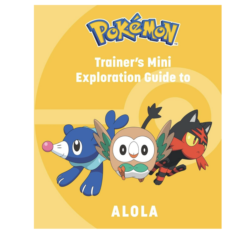 Illustrated cover of Pokemon Trainer's Mini Exploration Guide to Alola