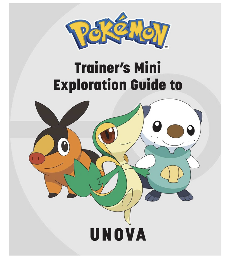 Illustrated cover of Pokemon Trainer's Mini Exploration Guide to Unova .