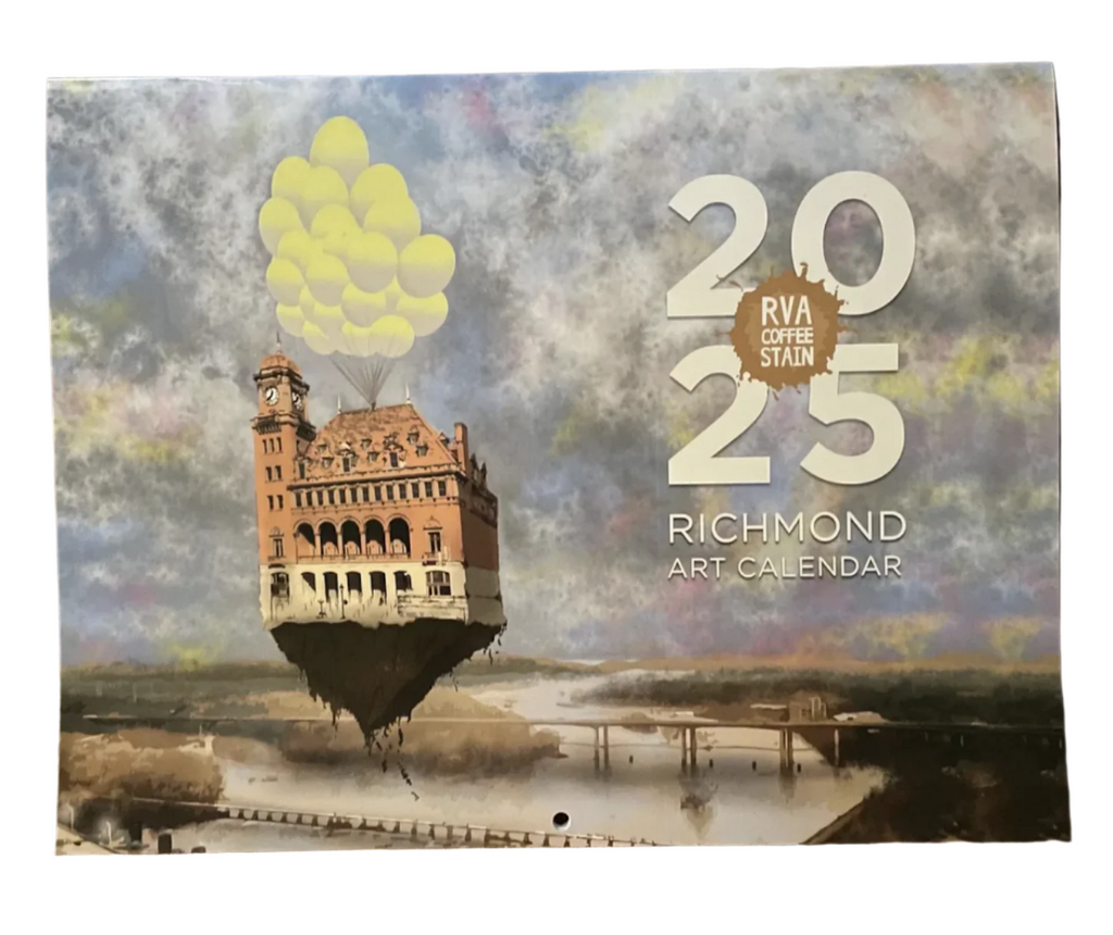 Cover of RVA Coffee Stain 2025 wall calendar. 