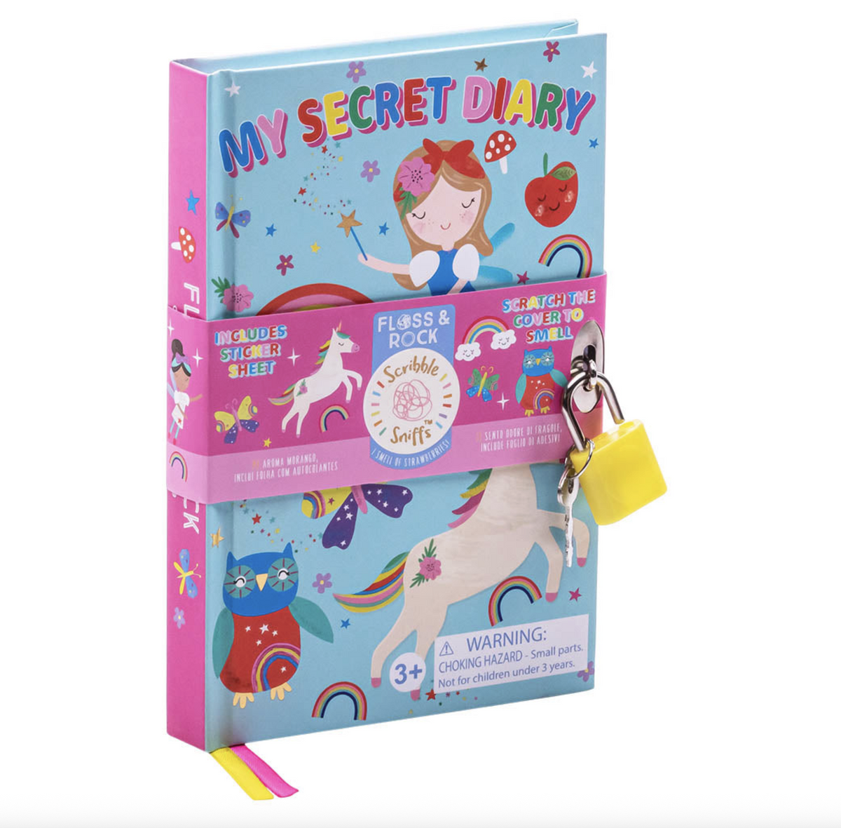 Rainbow Fairy Scented Secret Diary – World of Mirth