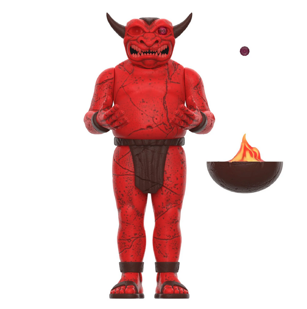 Sacred Statue action figure with removable eye-jewel and bowl of fire accessories.