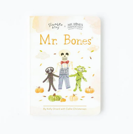 Cover of Mr. Bones book with Frank and Vlad with Mr. Bones. 