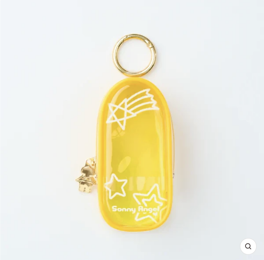 Yellow Sonny Angel Bestie case on a white background.