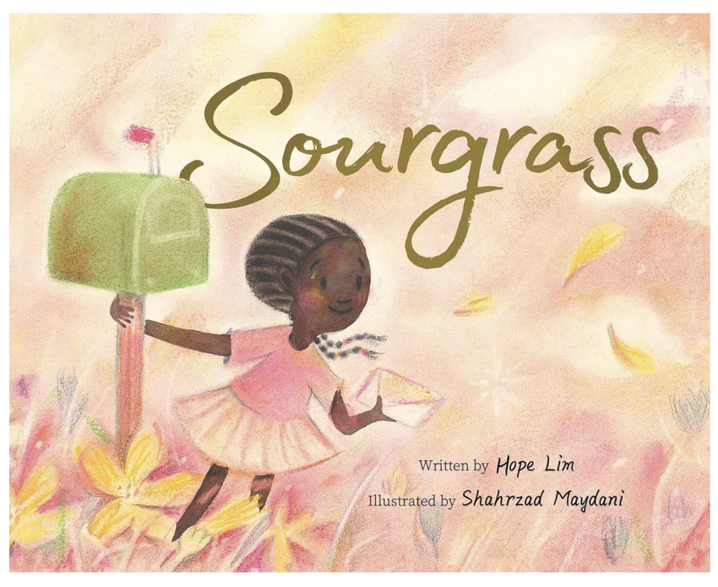 Illustrated book cover for Sourgrass. 