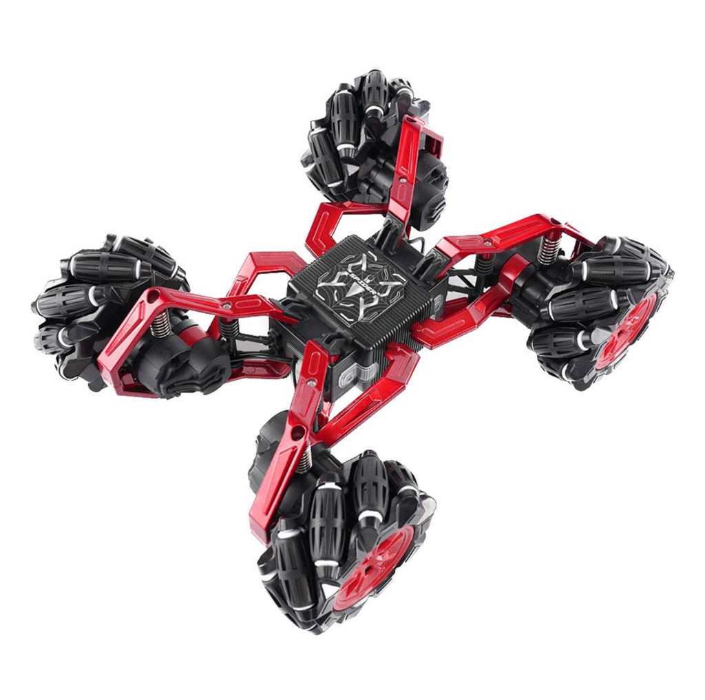 Top view of Spider RC Stunt Car.