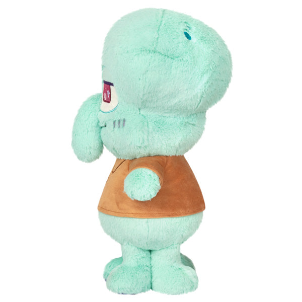 Side view of Squidward Tentacles Squishable. 
