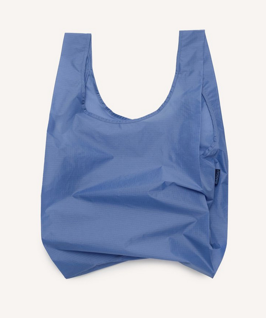 Unfolded Pansy Blue Standard Baggu.