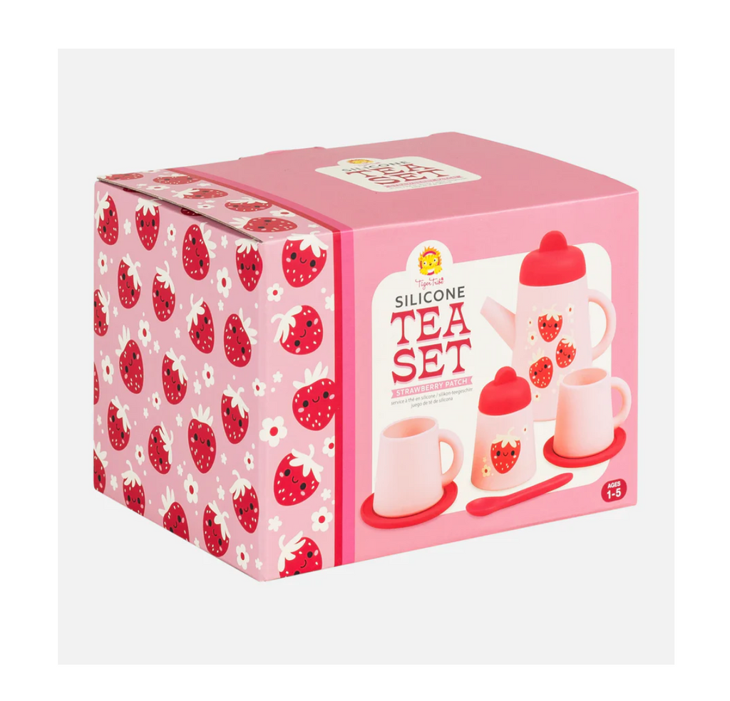 Box for Strawberry Patch Silicone Tea Set.