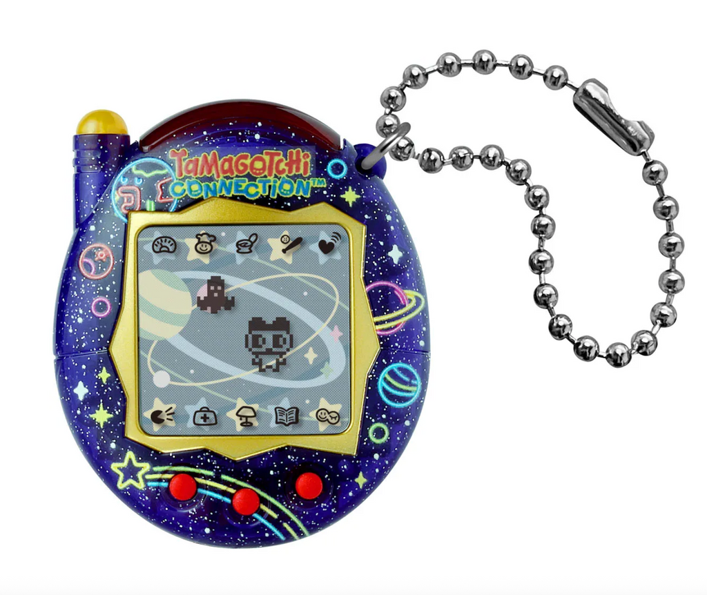 Cool space themed Neon Planet Tamagotchi shell on the Tamagotchi Connection the world's original virtual pet. 