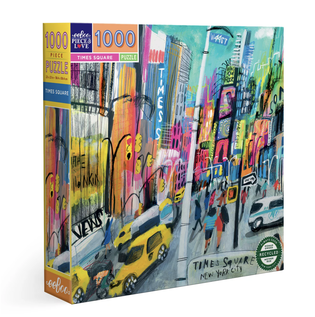 Box of 1000 piece jigsaw puzzle titled Times Square.