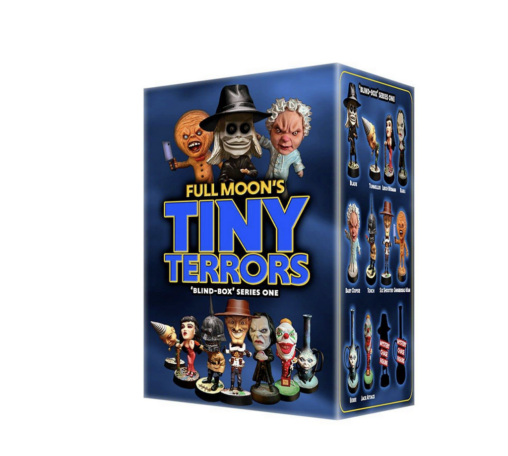 Tiny Terrors Blind Box series 1 by Full Moon Enterprises display box.