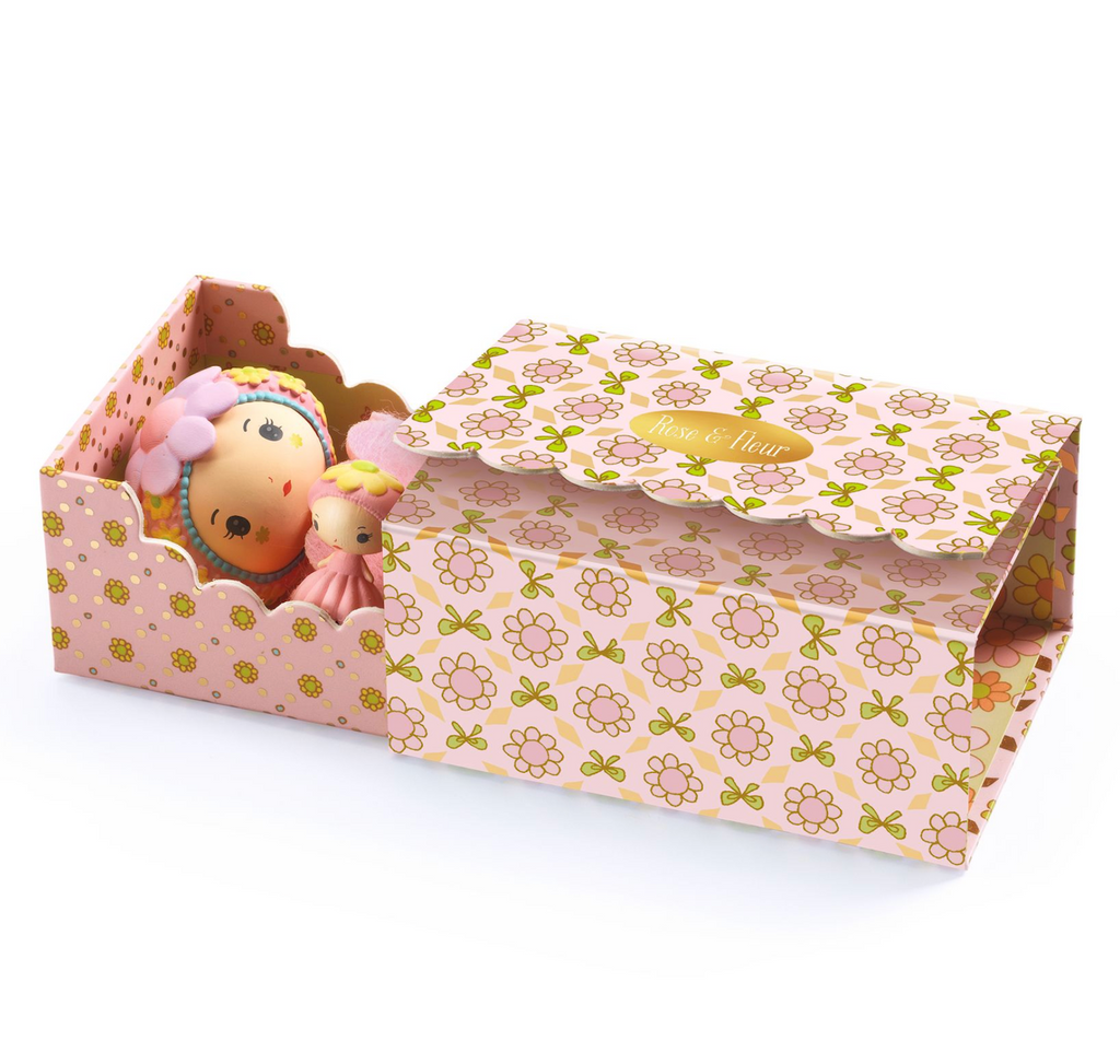 Rose and her companion Fleur packed away into the tinyroom magnetic box. 
