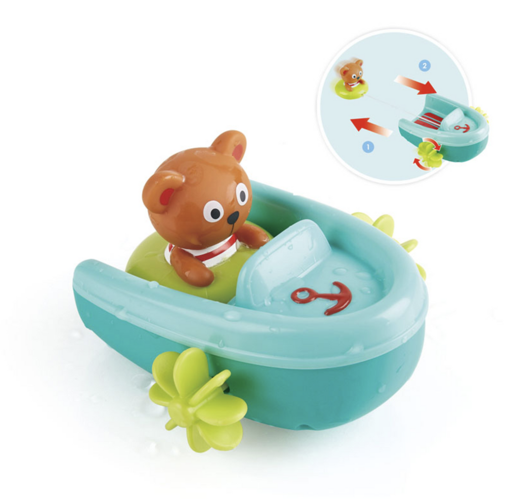 Tubing Pull Back Boat Bath Toy – World of Mirth