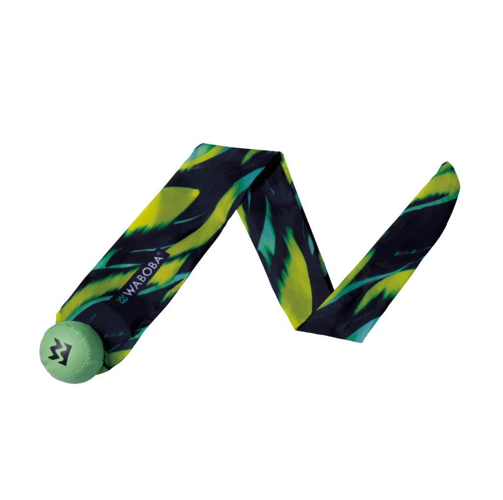 Waboba Tailball in a green and black colorway. 