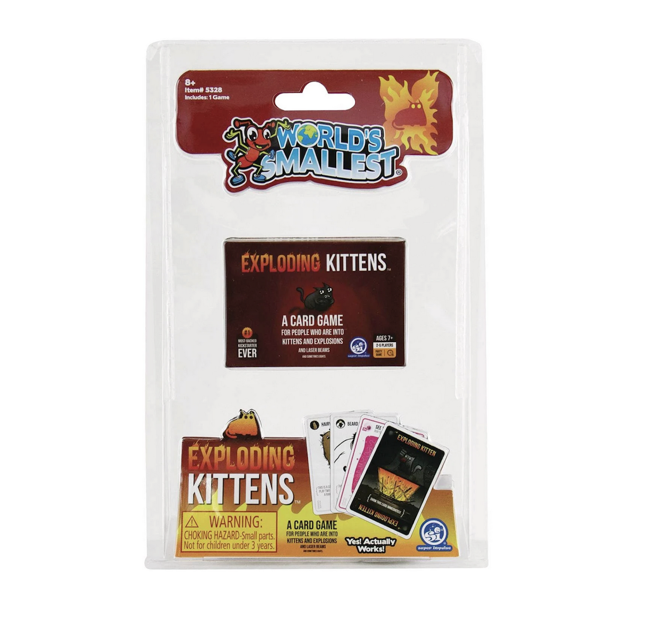 exploding kittens card sleeve size World's Smallest Exploding Kittens – World of Mirth