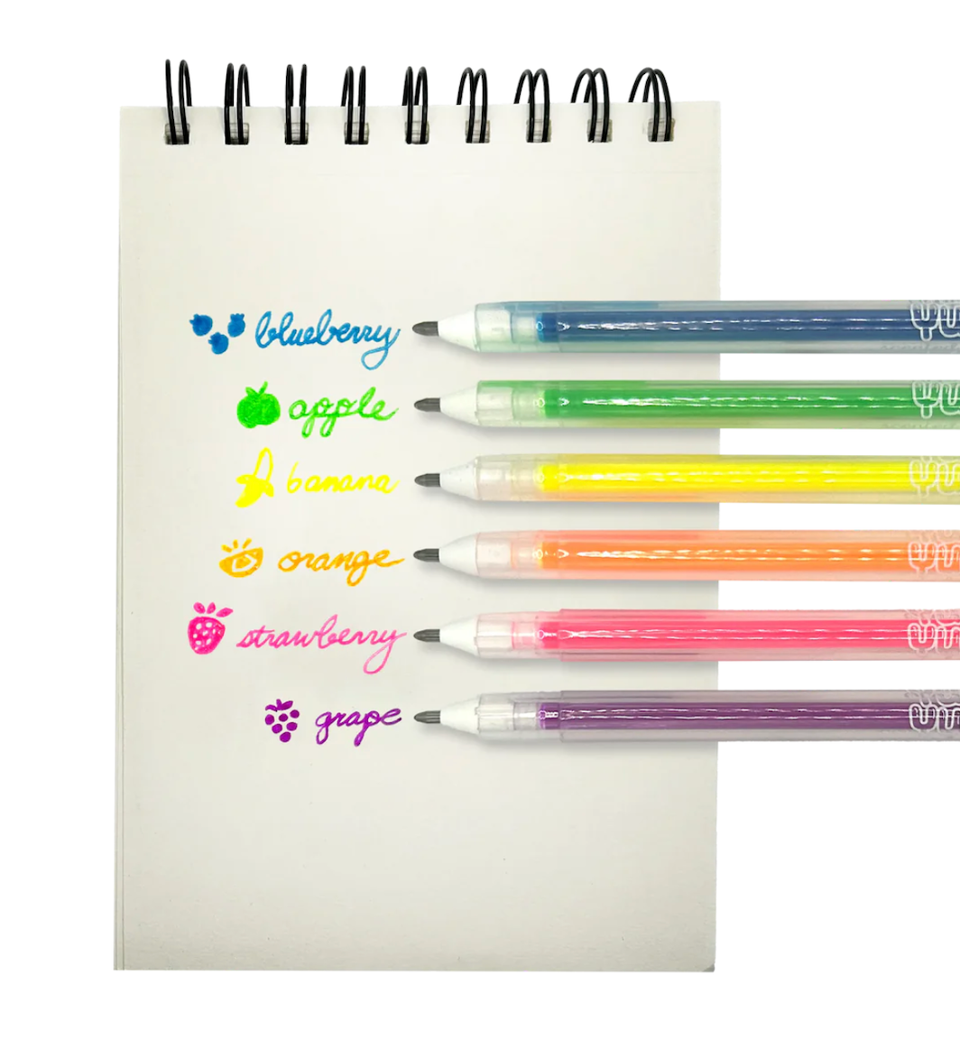 Yummy Yummy Scented Neon Gel Pens – World of Mirth