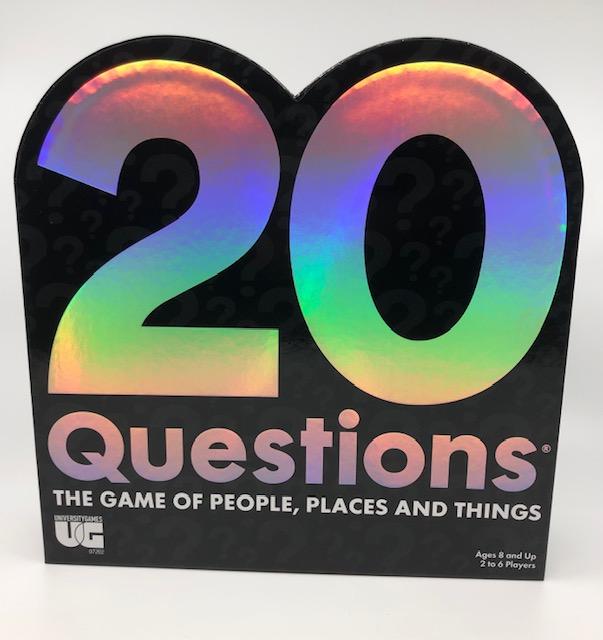 20 Question the game of people, places,and things box. Ages 8 and up. 2 to 6 players.