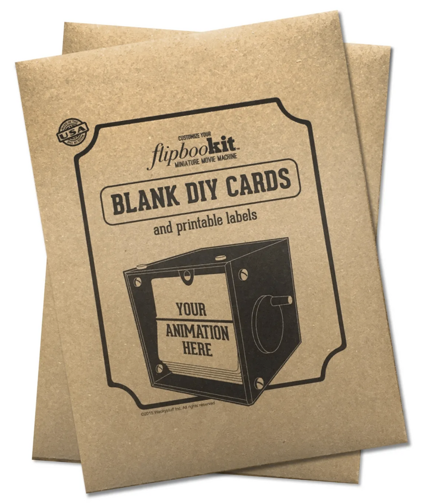 24 blank DIY cards and printable labels.