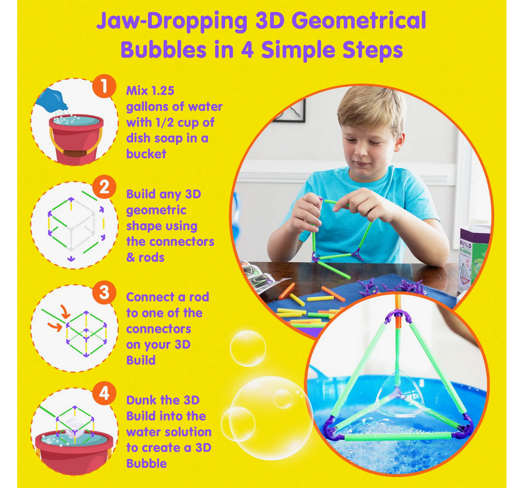 Steps on how to create 3D Geometrical Bubble Shapes.