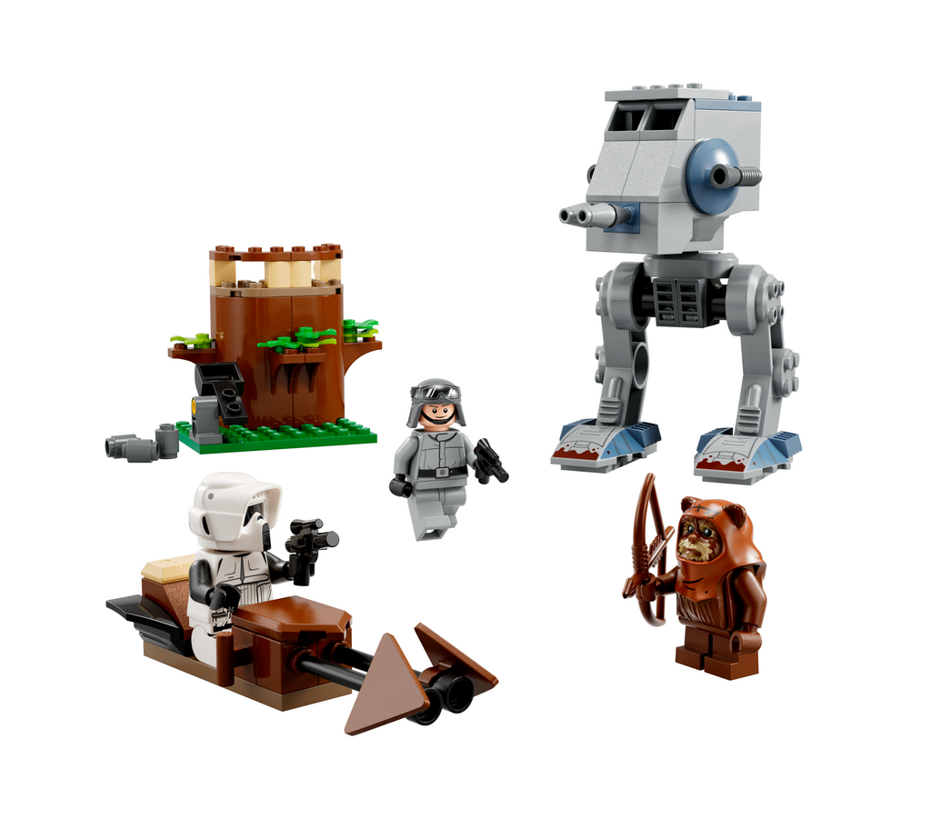 Lego Star wars AT-St. Ages 4 and up. 87 pieces. 