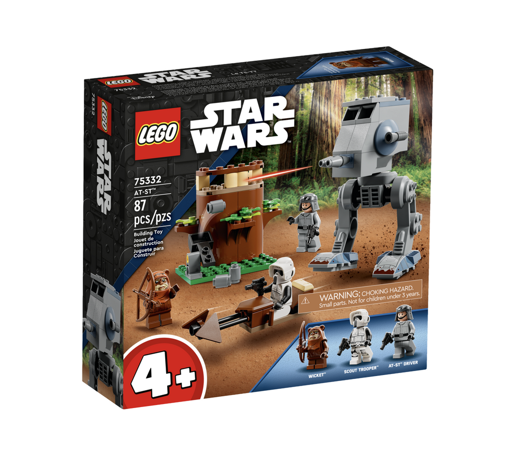 Lego Star wars AT-St. Ages 4 and up. 87 pieces. 