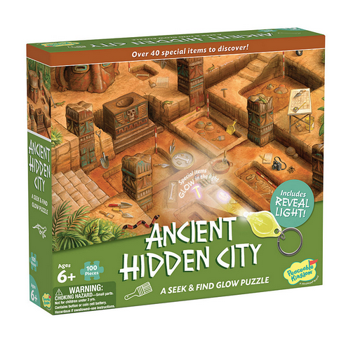Ancient Hidden City Seek and Find Puzzle box. 