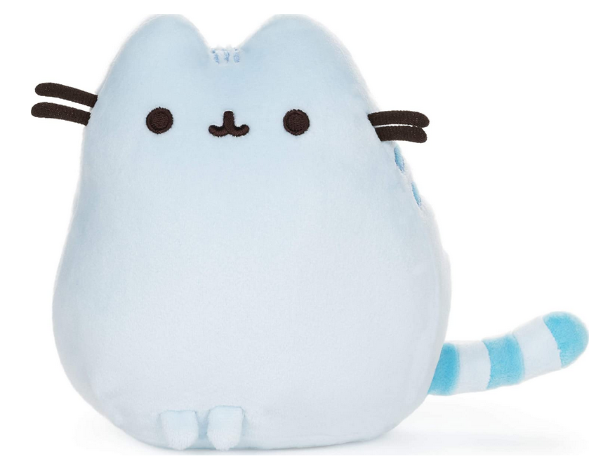 This Squisheen has uniquely elastic fabric that makes Pusheen extra squishy inside and super soft outside! This 6-inch blue Squisheen sitting pet pose features Pusheen`s signature smile and relaxed paws together ready for squishing! 