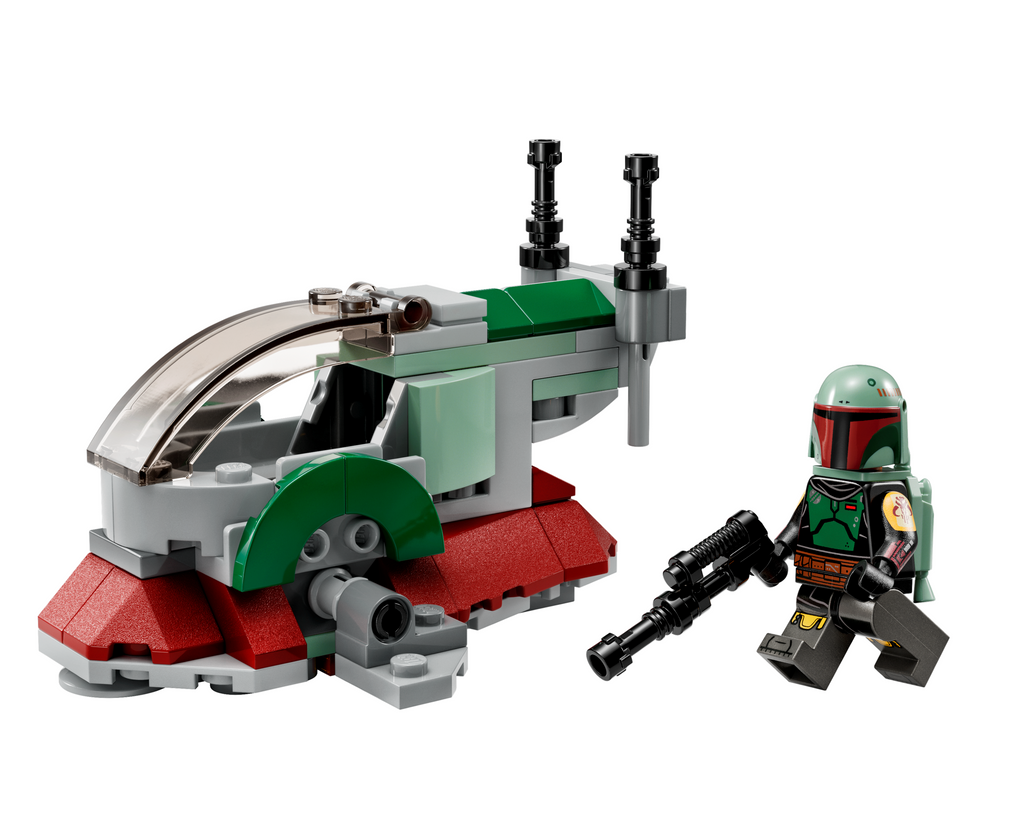 Lego Star Wars Boba Fett's starship microfighter. Ages 6 and up. 85 pieces.