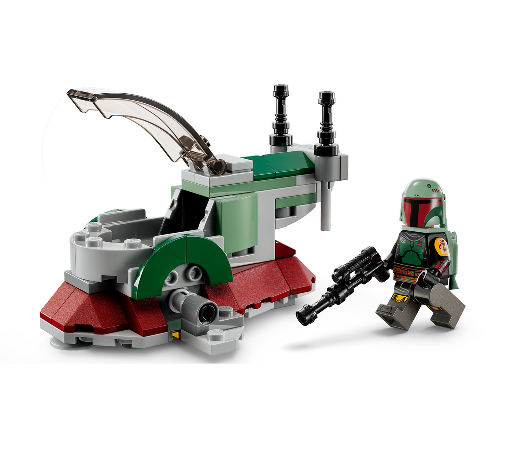 Lego Star Wars Boba Fett's starship microfighter. Ages 6 and up. 85 pieces.