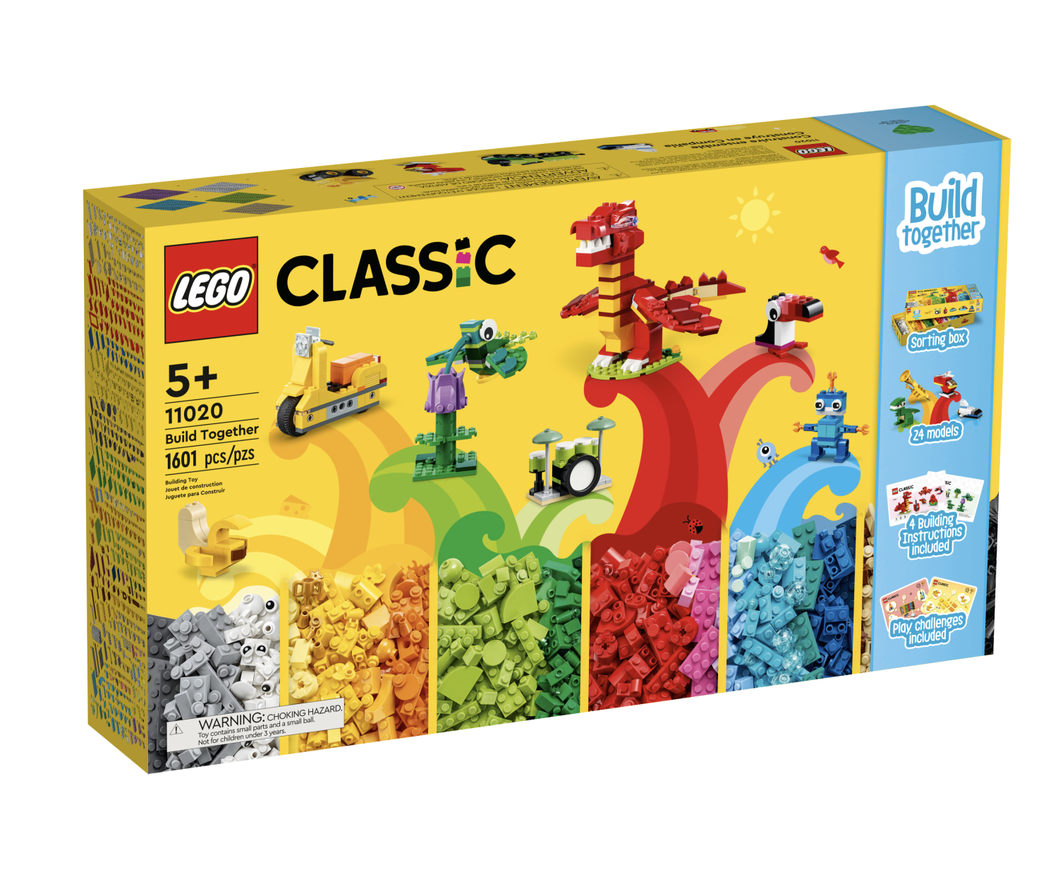 LEGO Classic Creative Party Brick Box Building Set Toy 900 Piece for Ages 5+