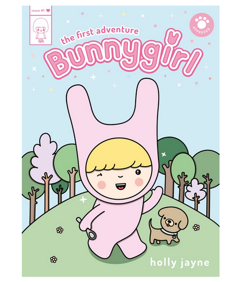 The First Adventure of Bunnygirl book cover. 