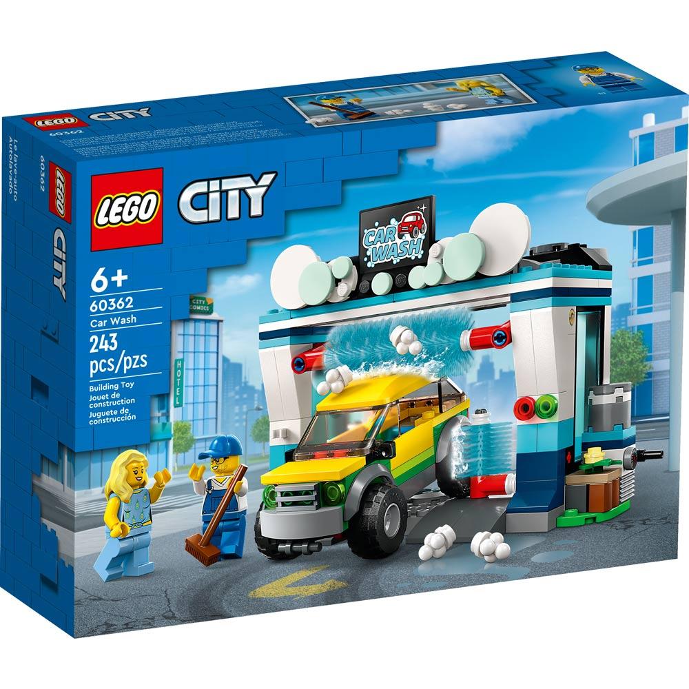 Box of Lego City Car Wash set.