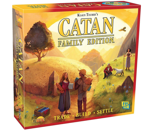 Catan Family Edition game box. 