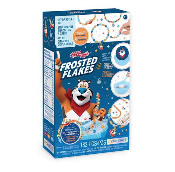 Box for the Kellog's Frosted Flakes Bracelet kit. 