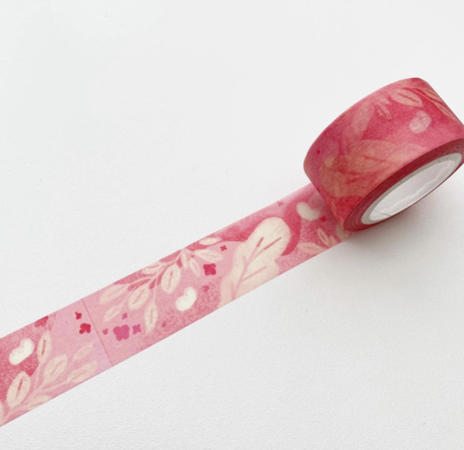 Roll of Cherry Blossom Washi tape. 