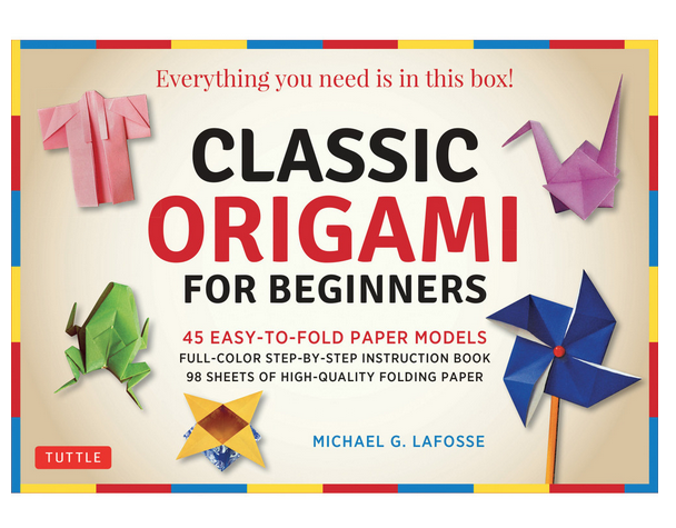 Classic Origami For Beginners cover. 