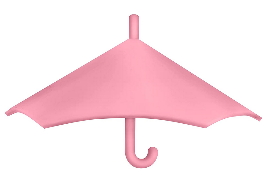 Pink cocktail umbrella drink cover.