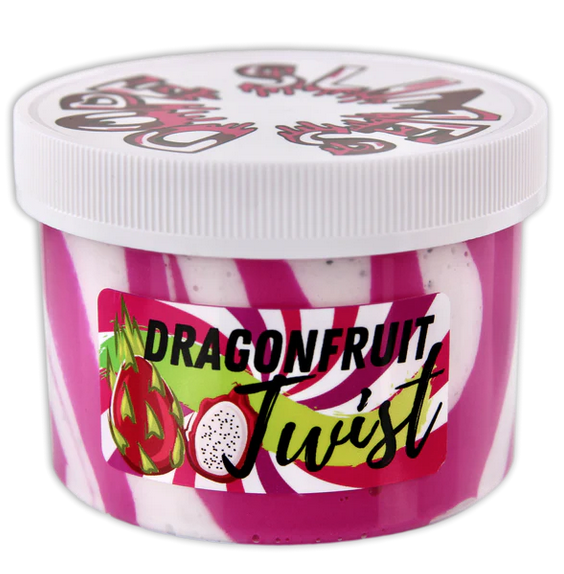 Container of Dragonfruit twist sensory play slime. Not edible.