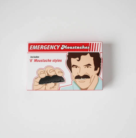 Emergency Moustaches box. 