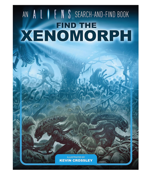 Cover of Find The Xenomorph puzzle book. 