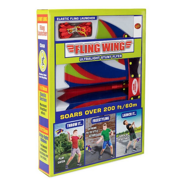 The box containing the Fling Wong Ultralight Stunt Flyer.