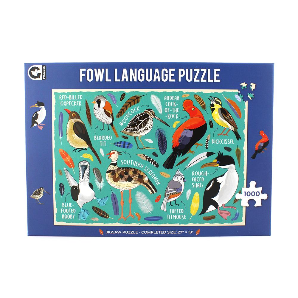 Fowl Language 1000 piece jigsaw puzzle. 