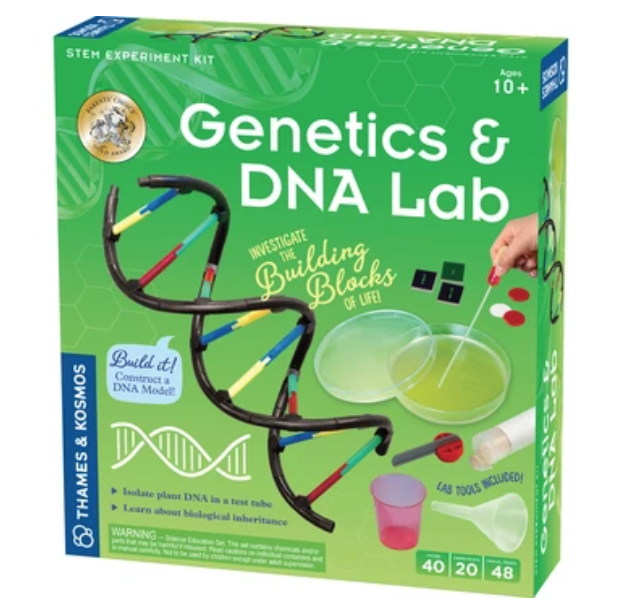 Genetics & DNA lab stem experiment kit.