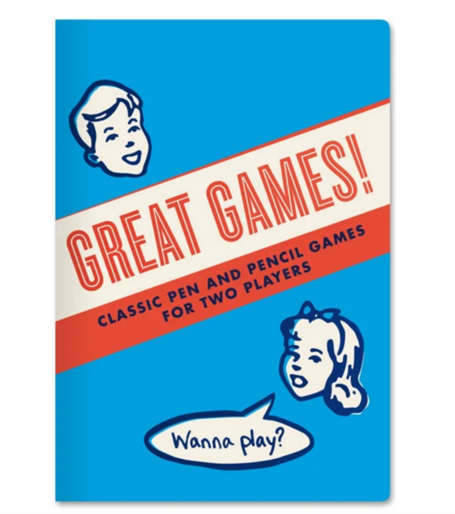 Great Games pocket notebook cover. 