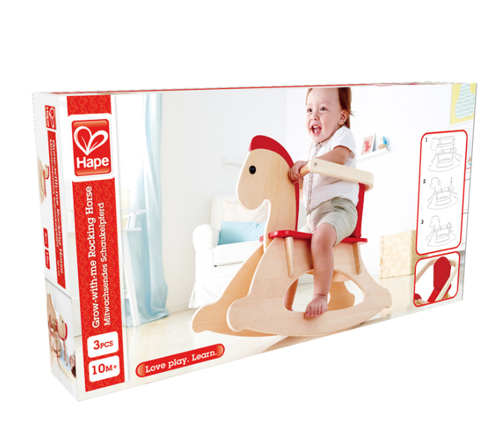 Grow with me rocking horse box. 